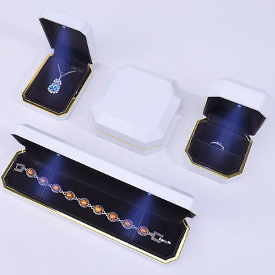 사용자 지정 로고 가벼운 보석 선물 상자 팔찌 귀걸이 Pendant 벨벳 목걸이 반지 핸드메이드 재료