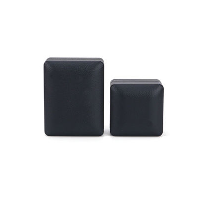 주문 한홍 맞춤 반지 박스 가벼운 6.5*6.5*4.5cm 크기 검은 가죽과 벨벳 재료 online manufacture