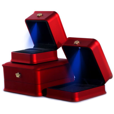 주문 보석 패키지 한홍 주문 고급 왕관 LED 박스 팔찌 목걸이 반지 online manufacture
