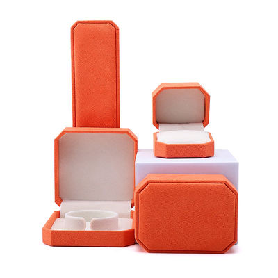 주문 주문형 오렌지 플라넬렛 보석 상자 online manufacture