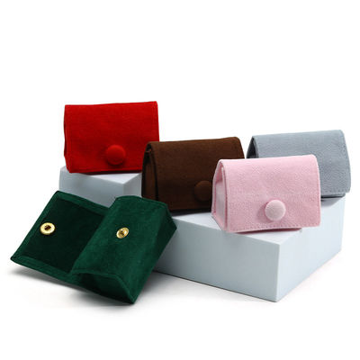 주문 반지 목걸이 및 귀걸이의 맞춤형 저장용 캔디 컬러 벨벳 보석 상자 online manufacture