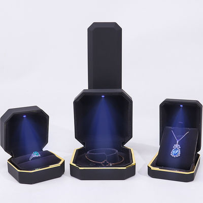 팔찌 귀걸이 Pendant 목걸이 반지용 플라스틱 벨벳 보석 포장 상자