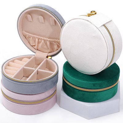 주문 맞춤 로고 귀걸이 목걸이 및 반지 포장용 벨벳 보석 보관 상자 online manufacture