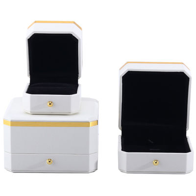 주문 고급 팔찌와 목걸이를 위한 핸드메이드 한홍 여덟각형 보석 포장 상자 online manufacture