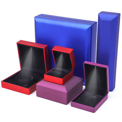 주문 사용자 지정 로고 보석 포장 상자 한홍 벨벳 스드 귀걸이 목걸이 팔찌 상자 online manufacture