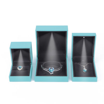 주문 맞춤형 한홍 LED 라이트 보석 포장 상자 목걸이 팔찌와 귀걸이 online manufacture