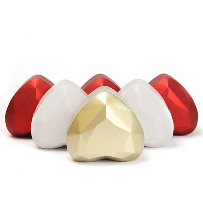 맞춤형 프리미엄 심장 모양 LED 보석 목걸이 반지 상자 포장 로고