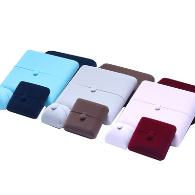 10*10*3cm 한홍 사용자 지정 로고 럭셔리 보석 포장 상자 벨벳 목걸이 반지 팔찌 귀걸이