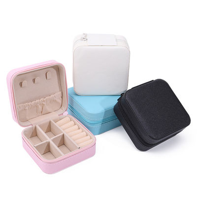 주문 한홍 사용자 지정 로고 여행 보석 포장 상자 귀걸이 목걸이 반지 보관 online manufacture