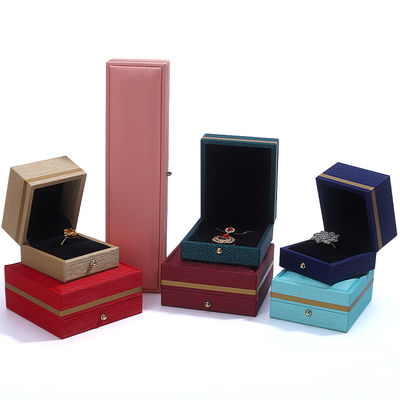 주문 한홍에서 웨딩 보석에 가죽으로 만든 사용자 지정 반지 목걸이 팔찌 포장 상자 online manufacture