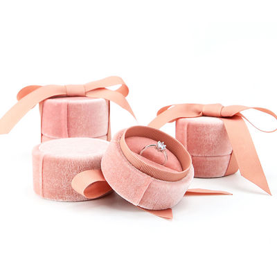 주문 하?? Tiandi 플란넬 천 반지 상자 보석 포장 5 * 4.5 * 5cm 플라스틱 벨벳 online manufacture