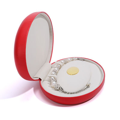 고리 및 목걸이 팔찌 보관용 사용자 지정 로고 보석 포장 상자 Hanhong PU 가죽