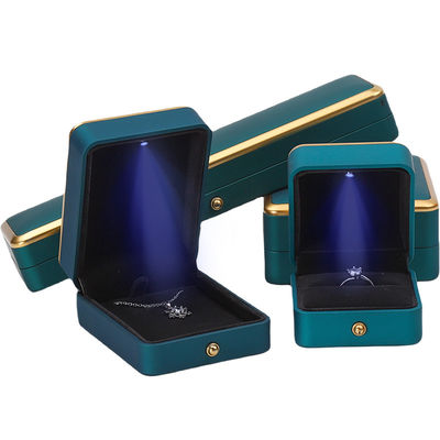 주문 팔찌 목걸이 귀걸이 반지 보석 상자 가벼운 럭셔리 조직자 파우크 블루 online manufacture