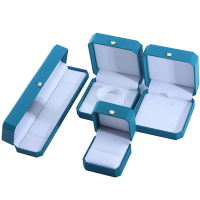 주문 팔찌와 귀걸이를 위한 녹색 PU 가죽의 맞춤형 왕관 모양의 보석 보관 상자 online manufacture