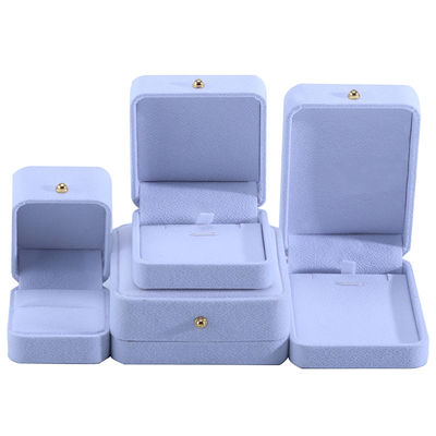 주문 맞춤형 백색 벨벳 보석 포장 상자 목걸이 팔찌 스터드 귀걸이 반지 online manufacture