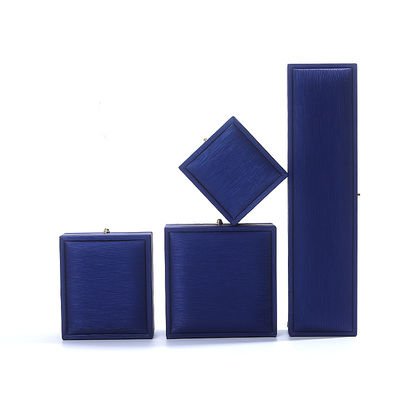 주문 한홍 맞춤 블루 가죽 보석 상자 반지 목걸이 팔찌 결혼식 연락처 online manufacture