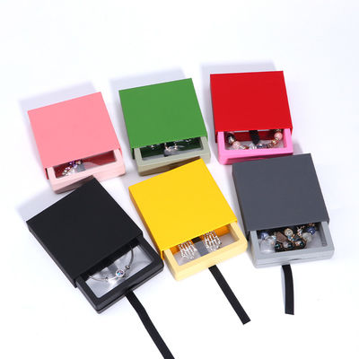 주문 보석 전시용 상자 반지와 귀걸이를 위한 색상 드로거 보관용 상자 online manufacture