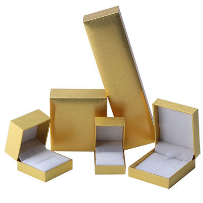 핸드메이드 에코 카드보드 플립 노란색 보석 상자 사용자 정의 할 수 있는 보석 상자