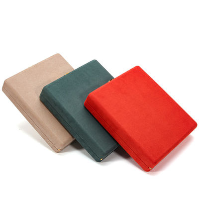 녹색 마이크로 섬유 가죽 보석 보관 상자 진주 목걸이 20*23*5cm 한홍 사용자 지정