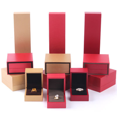 주문 사용자 지정 로고 종이 보석 포장 상자 팔찌 목걸이 저장 5.5 * 4.5 * 3.5 online manufacture