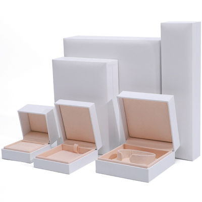 주문 주문 9x9x4cm 보석 화이트 페이퍼 박스 팔찌 귀걸이 목걸이 반지 포장 online manufacture