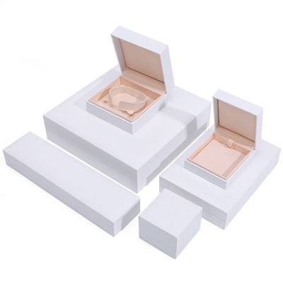 주문 9x9x4cm 보석 화이트 페이퍼 박스 팔찌 귀걸이 목걸이 반지 포장