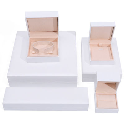 주문 9x9x4cm 보석 화이트 페이퍼 박스 팔찌 귀걸이 목걸이 반지 포장