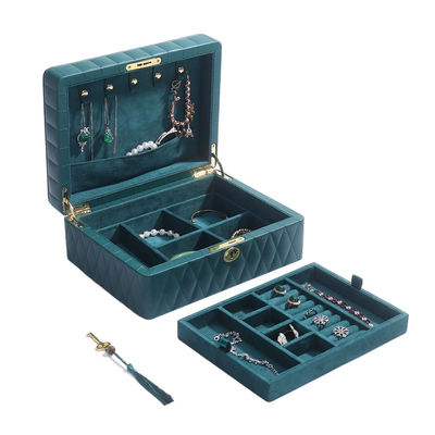 주문 다기능 다이아몬드 곡물 보석 보관 상자 가죽 보석 조직기 online manufacture