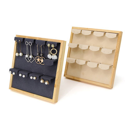 주문 4x3 실용적인 다세포 목재 보석 디스플레이 랙 귀걸이 서드 Pendant online manufacture
