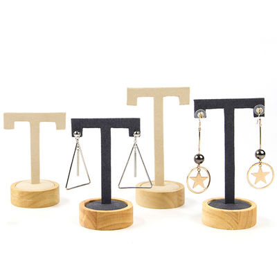 주문 T 모양의 가죽 덮개 귀 드롭 디스플레이 장신구 럭셔리 전시 쇼 online manufacture