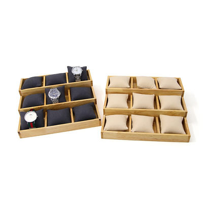 주문 다세포 3x3 고형 나무 시계 전시판 online manufacture