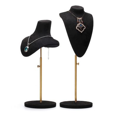 주문 다중 크기의 부드러운 벨벳 커버 보석 디스플레이 부스트 Pendant 전시 스탠드 online manufacture
