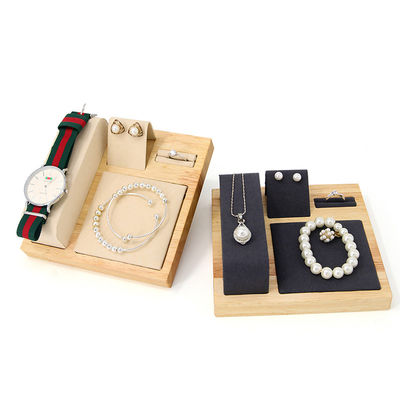 주문 다목적 목재 럭셔리 보석 시계를 위한 디스플레이 트레이 Pendant Ear Studs online manufacture