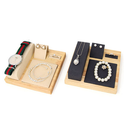다목적 목재 럭셔리 보석 시계를 위한 디스플레이 트레이 Pendant Ear Studs