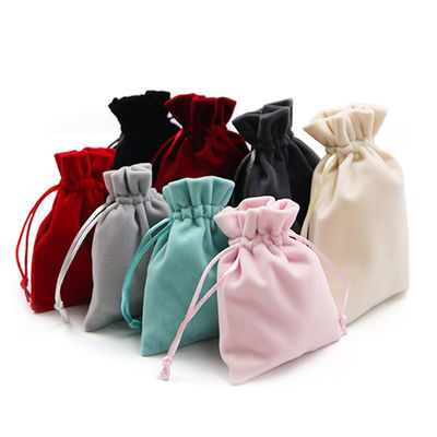 주문 반 스크래치 드래그스트링 벨벳 보석 가방 보석 럭셔리 선물 포장 online manufacture