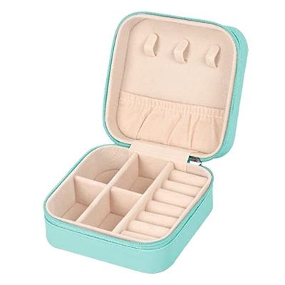 주문 다중 칸막이 PU 가죽 여행 보석 조직 상자 지퍼 가방 online manufacture