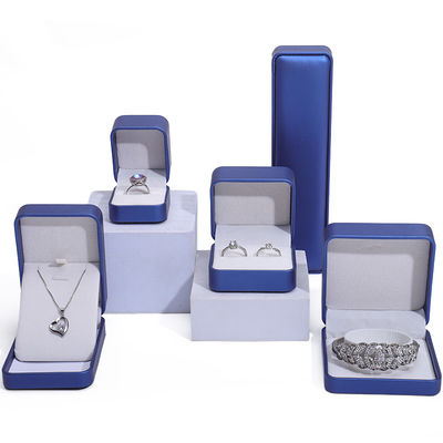 주문 주문형 반짝이는 PU 가죽 보석 케이스, 보석 상자 세트 포장 online manufacture
