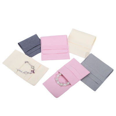 콤팩트 단순 부드러운 벨벳 보석 포장 봉투 주머니 미니 Pendant 가방