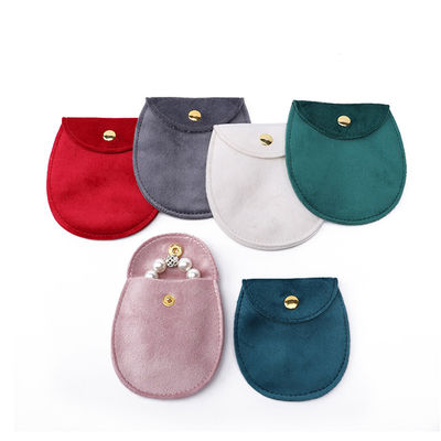 주문 부드러운 달걀 모양의 부드러운 벨벳 보석 가방 online manufacture