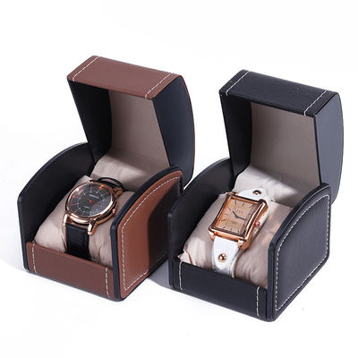 주문 플립 오픈 델럭스 핸드메이드 가죽 시계 케이스 보물 포장 시계 커버 online manufacture