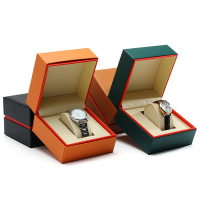 주문 파 dust proof PU 가죽 시계 케이스 빨간색 내부 주변 경계 online manufacture