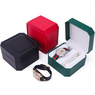 주문 선물 포장용 다중 상자 팔각형 가죽 시계 보관 상자 online manufacture