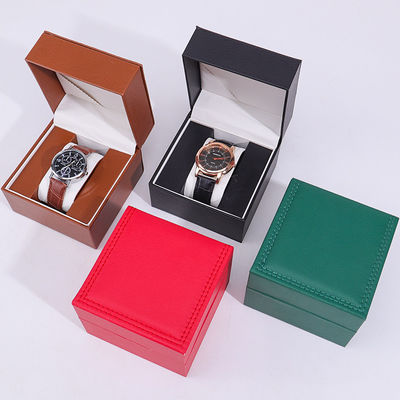 주문 고급 PU 가죽 시계 보관 상자 online manufacture
