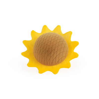 고품질의 개인화 된 힌 선플라워 벨벳 노란 보석 상자 반지