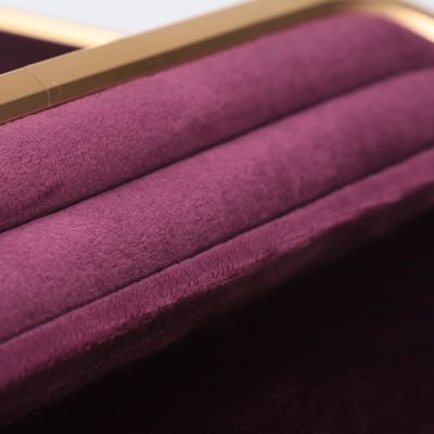 맞춤형 럭셔리 퍼플 벨벳 보석 트레이 OEM 보석 트레이 링 팔찌 목걸이 디스플레이