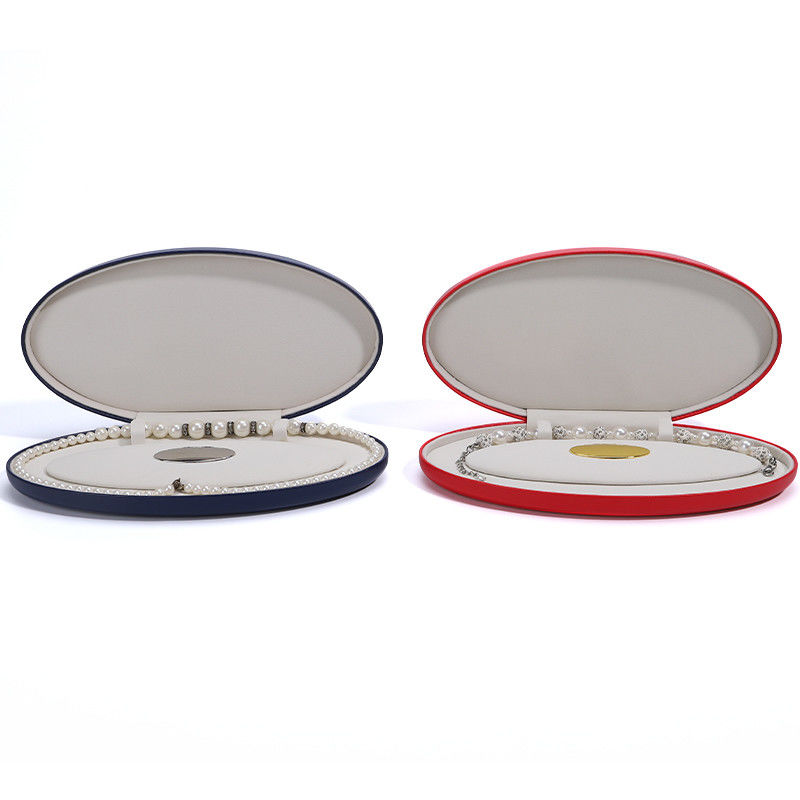 고리 및 목걸이 팔찌 보관용 사용자 지정 로고 보석 포장 상자 Hanhong PU 가죽