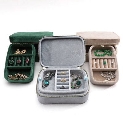 웨딩 벨벳 여행용 링 박스 - 한홍 커플 목걸이 보석 보관함