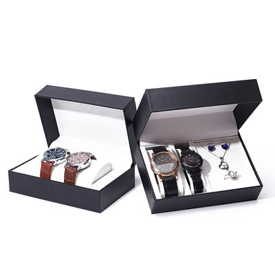 큰 용량 하드 종이 시계 상자 견고한 보석 저장 케이스 멀티 기능